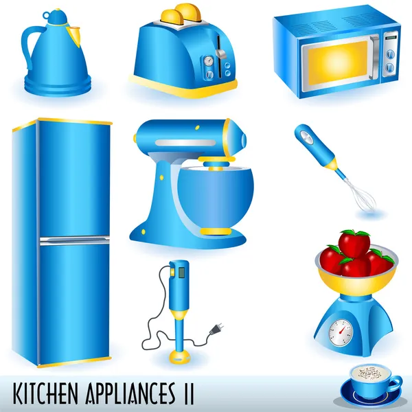 Electrodomésticos de cocina 2 — Archivo Imágenes Vectoriales