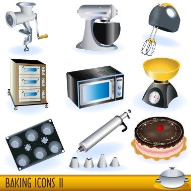 Baking icons 2 clipart