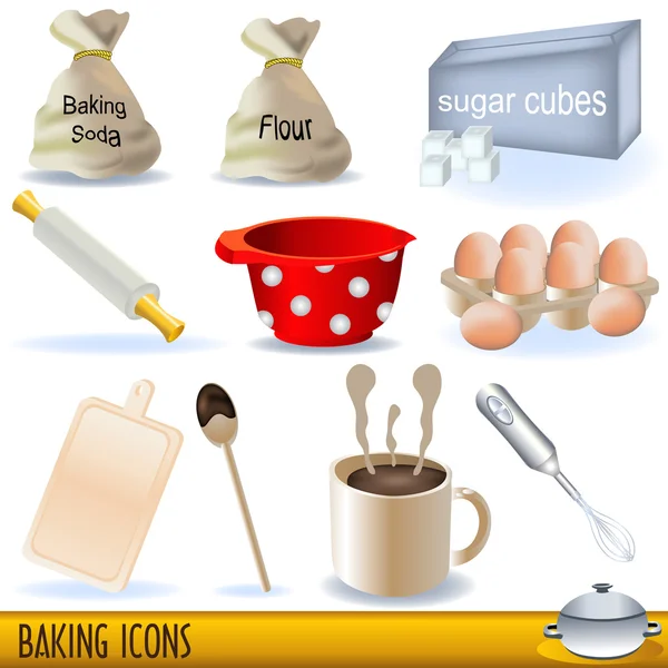 Baking icons — Stock Vector