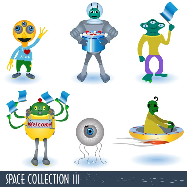 Space collection 3 — Stock Vector