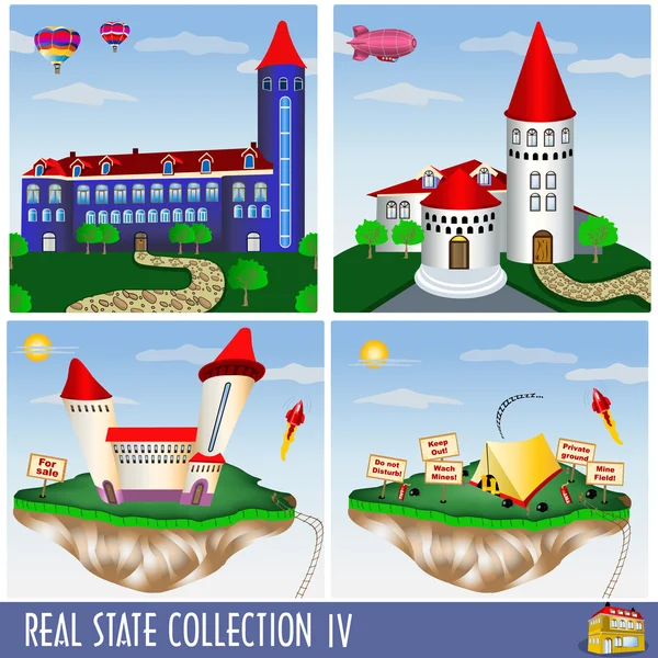Real Estate collection 4, — Stock Vector