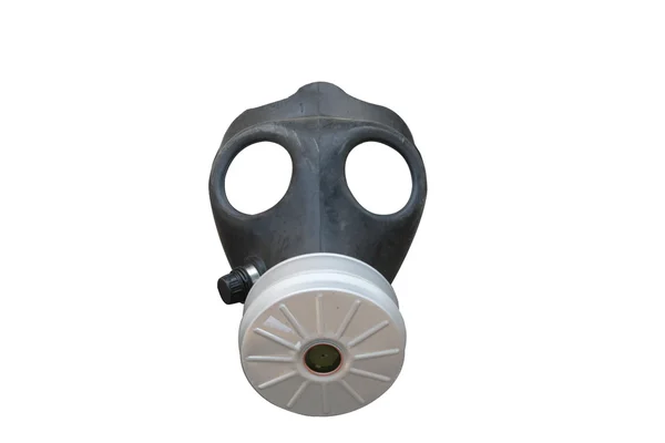 Gaz maskesi beyaz üzerine izole — Stok fotoğraf