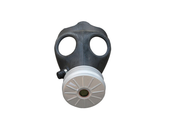 Gas mask isolated on white