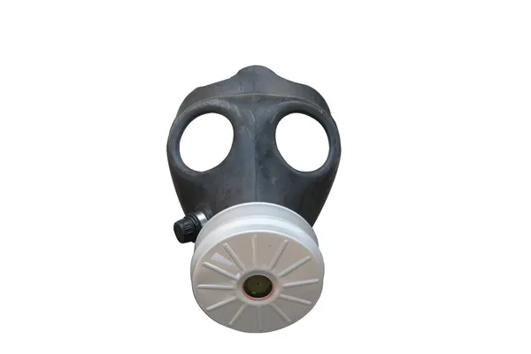 Gas mask isolated on white Stock Picture