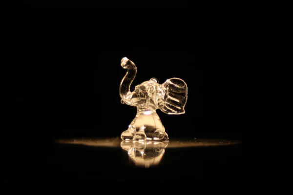 stock image Glass elephant