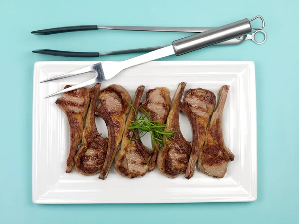 Cooked Lamb Chops — Stock Photo, Image