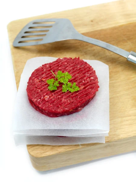 Raw Beef Patties — Stock Photo, Image
