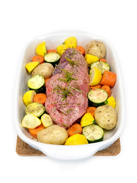 Uncooked Lamb Roast — Stock Photo, Image