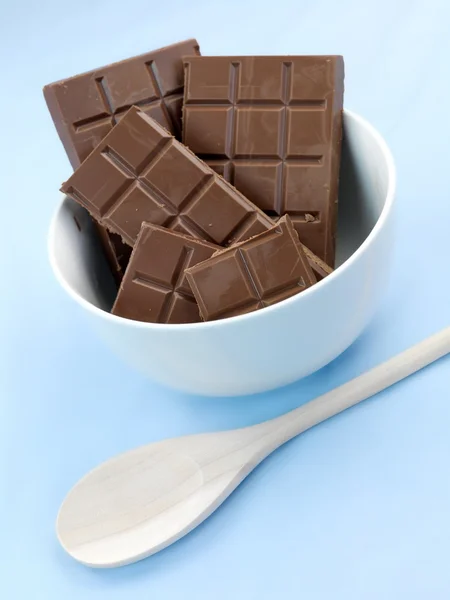 Főzés csokoládé — Stock Fotó