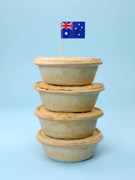 Австралийские мясные пироги — стоковое фото