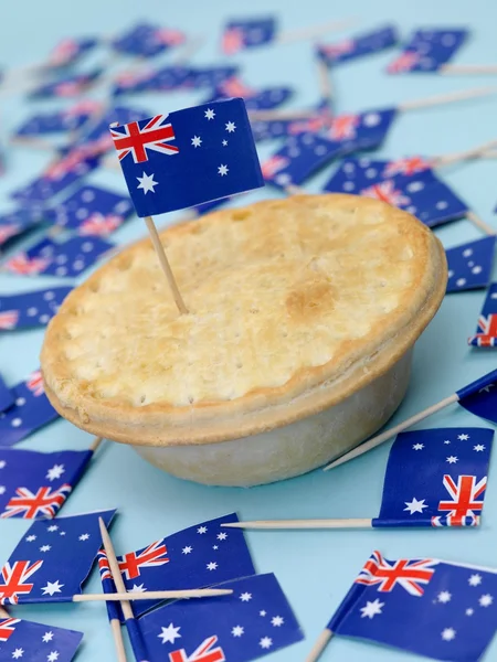 Австралийский мясной пирог — стоковое фото