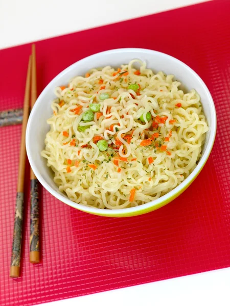 Cooked Instant Noodles — Stock Photo, Image