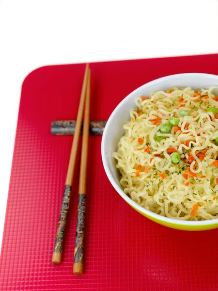 Cooked Instant Noodles — Stock Photo, Image