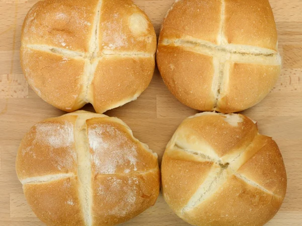 Taze ekmek ruloları — Stok fotoğraf