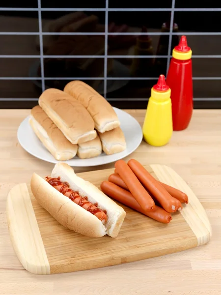 Hot-Dogs — Zdjęcie stockowe