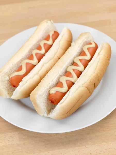Hotdogs — Stok fotoğraf