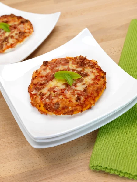 Mini Pizzas — Stock Photo, Image