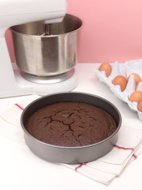 Baked Chocolate Cake clipart