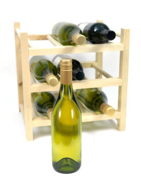 Вино в пляшках — стокове фото