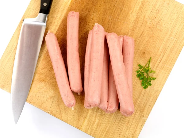Varkensvlees worst — Stockfoto