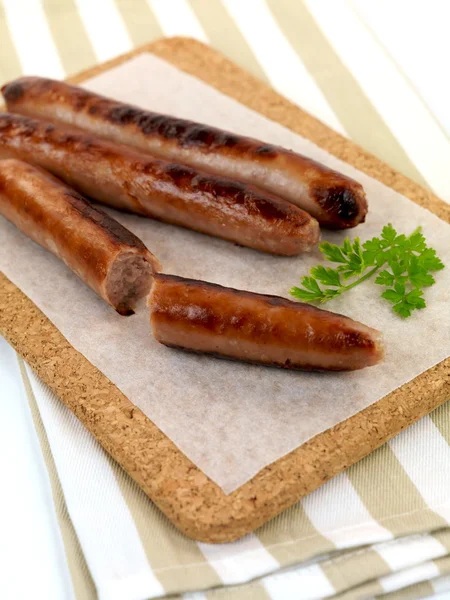 Cooked Pork Sausages — Stock Photo, Image