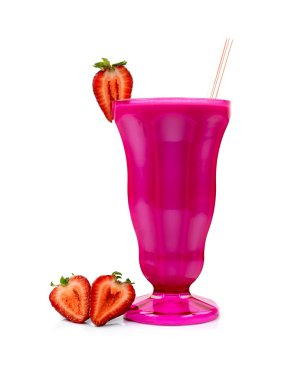 Çilekli milkshake