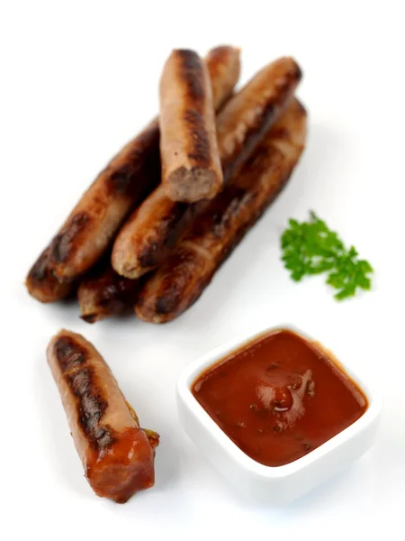 stock image Cooked Pork Sausages