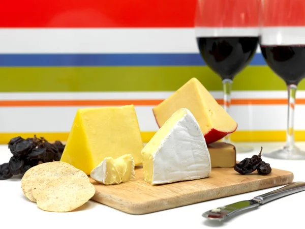 Cartão de queijo — Fotografia de Stock