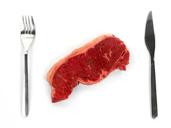 Raw Porterhouse Steak — Stock Photo, Image