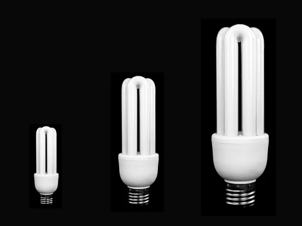 Енергозберігаючі лампи — стокове фото