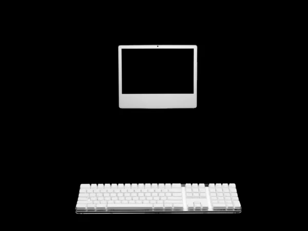 Skrivbordsdator — Stockfoto