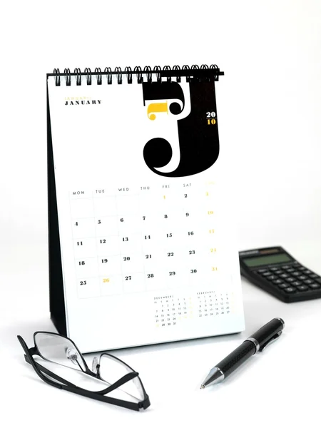 2010 Desk Calendar — Stock Photo, Image