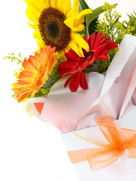 stock image Basket Of Flowers