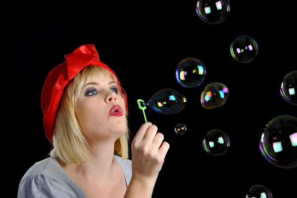 Пузырьковые мечты — стоковое фото