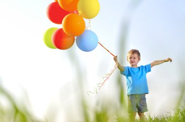 Balloon boy clipart