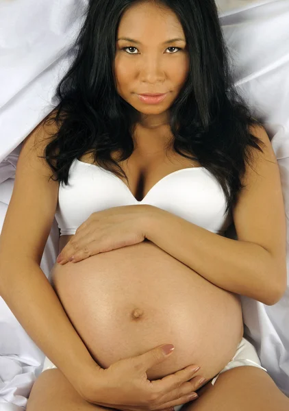 Ritratto incinta — Foto Stock