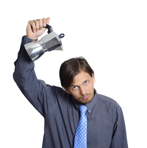 Man needs his coffee — Stock Photo, Image