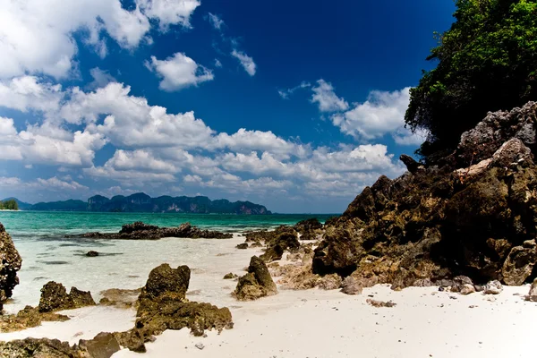 Vista isola tropicale — Foto Stock