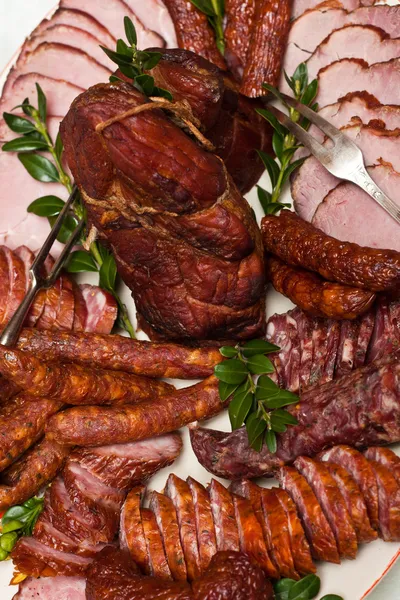 Meat plate — Stock Photo, Image