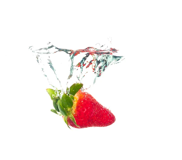 Frukt splash — Stockfoto