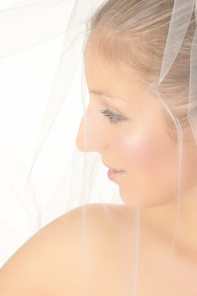 Zahalená nevěsta — Stock fotografie