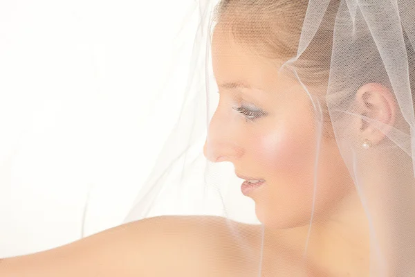 Zahalená nevěsta — Stock fotografie