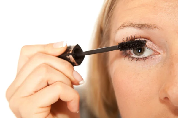 Ögonfransar makeup — Stockfoto