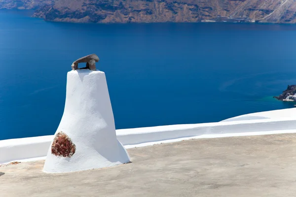 Острів Санторіні в Греції — стокове фото