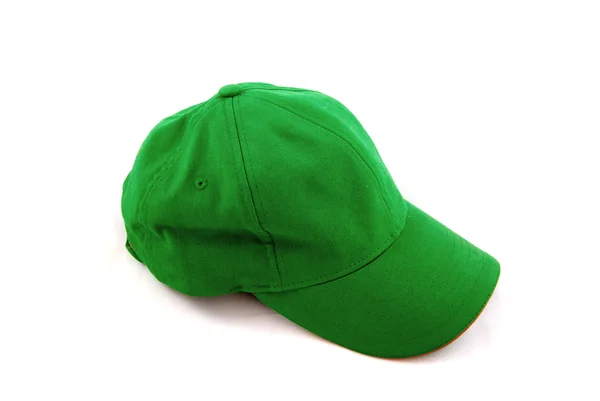 หมวกกีฬาสีเขียว . — ภาพถ่ายสต็อก