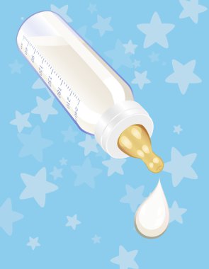 Baby bottle clipart