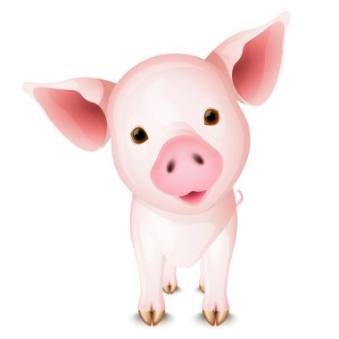 Little pig clipart