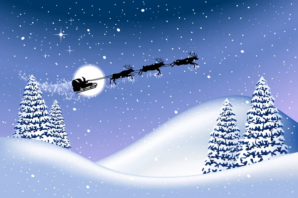 クリスマスの背景 — ストックベクタ