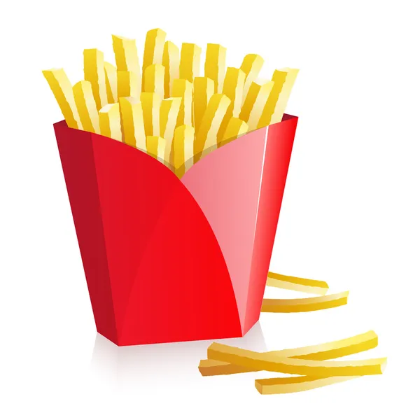 French fries — Stock Vector