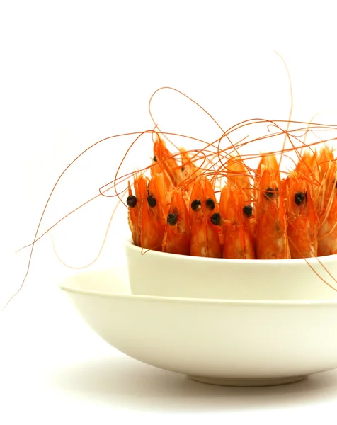 Shrimps in a bowl — Stock Photo, Image